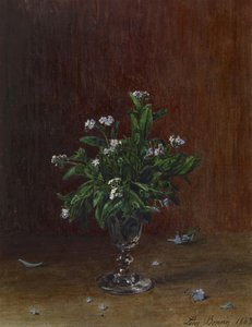 Goblet With Forget-me-nots — Léon Bonvin