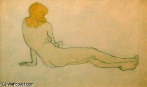Girl Sitting — Derwent Lees