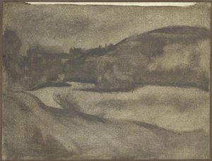 Paysage Avec Lac — Eugène Anatole Carrière