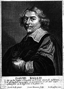 Portrait of David Bailly in Cornelis de Bie's Gulden Cabinet.