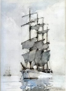 Four Masted Barque — Henry Scott Tuke