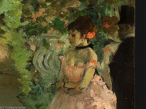 Dancers Backstage, Detalj 2, Ng Washington — Edgar Degas