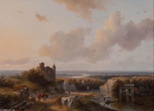 Zomer Panorama — Andreas Schelfhout