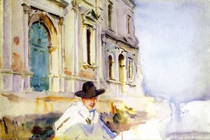 On The Zattere (also Known As Man In A Gondola, Venice) — John Singer Sargent