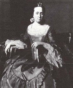 Mrs. Roland Cotton (deborah Mason), (painting) — John Singleton Copley