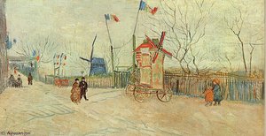 Holiday At Montmartre — Vincent Willem Van Gogh