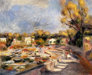 Cagnes Landscape 3 — Pierre-auguste Renoir, Impressionism