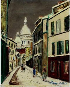 Montmartre And The Sacré Coeur — Maurice Utrillo