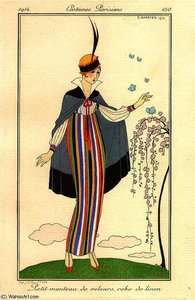 Petit Manteau De Velours — Georges Barbier