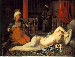 Odalisque With A Slave — Jean-auguste-dominique Ingres
