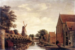 The Delft City Wall With The Houttuinen — Pieter Jansz Van Asch