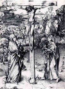 Crucifixion Entre Marie Et Jean, Louvre — Albrecht Dürer, Northern Renaissance Printmaking