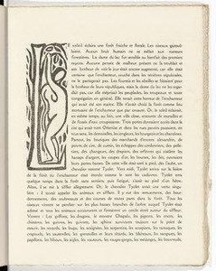 Pictorial Initial L (folio 21) From L'enchanteur Pourrissant — André Derain