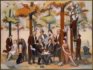 Luxembourg Gardens, Indian Summer — Jean Hélion