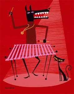 Wolf — Josh Agle (shag)