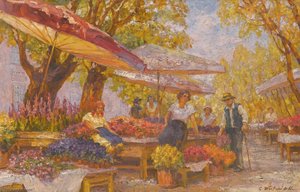 The Flower Market — Constantin Westchiloff