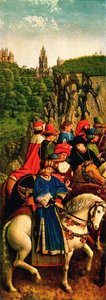 The Ghent Altar (detail) — Jan Van Eyck, Early Netherlandish Renaissance