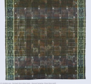 Weaved Samping (chess Base Motif) — Nortipah Binti Abdul Kadir