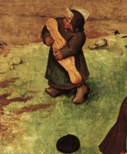 Children's Games (detail) (12) — Pieter Bruegel The Elder, Renaissance Genre Painting