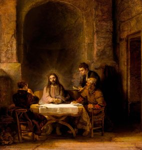 The Supper At Emmaus — Rembrandt Van Rijn