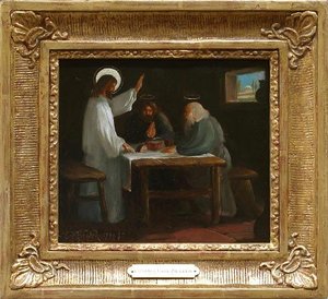 Supper At Emmaus, (painting) — Eustace Paul Ziegler