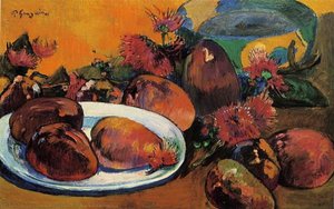 Still Life With Mangoes — Eugène Henri Paul Gauguin