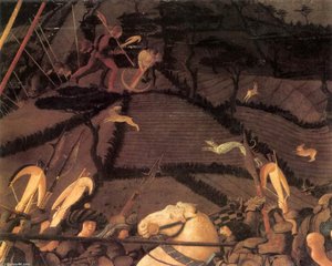 Bernardino della Ciarda Thrown Off His Horse (detail)