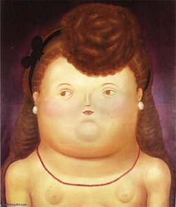 Jeune Fille À L'arc — Fernando Botero