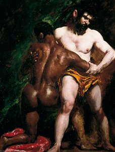 The Wrestlers — William Etty