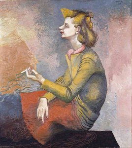 Girl With Cigarette — Morris Kantor