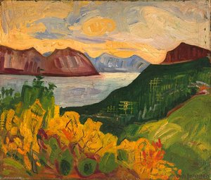 Volda Fjord, Sunnmore, Norway — William H. Johnson, Modernism