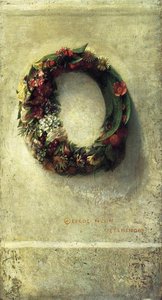 Wreath Of Flowers — John La Farge