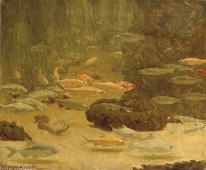A Shoal Of Goldfish — Gerrit Willem Dijsselhof