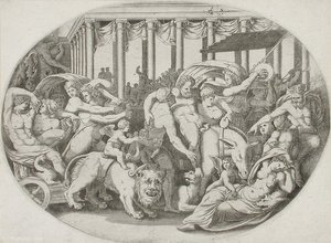 Triumph Of Bacchus — Enea Vico