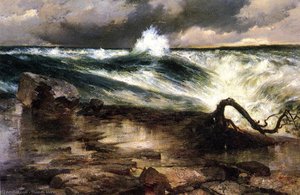 The Rapids Above Niagara — Thomas Moran