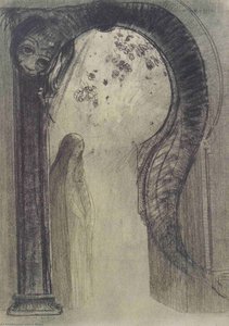 Woman And Serpent — Odilon Redon