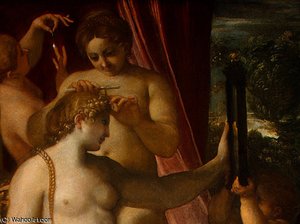 Venus Adorned By The Graces — Annibale Carracci, Baroque