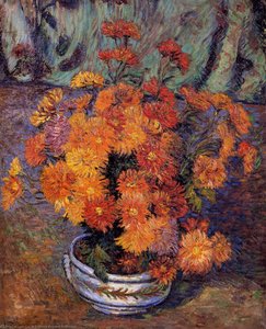 Vase Of Chrysanthemums — Ferdinand Guillaumin