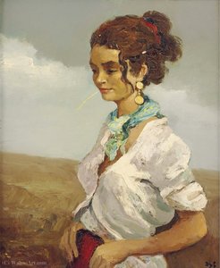 Young Woman Of The Camargue — Marcel Dyf
