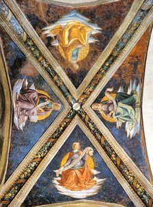 Vaulting Of The Sassetti Chapel — Domenico Ghirlandaio, Early Renaissance