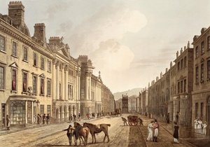 Milsom Street — John Claude Nattes