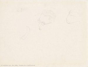 Studies For A Self-portrait — Xie Zhiliu