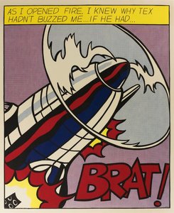 As I Opened Fire, I Knew Why Tex Hadn't Buzzed Me... If He Had — Roy Lichtenstein, Pop Art