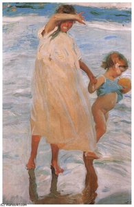 Las Dos Hermanas — Joaquín Sorolla Y Bastida