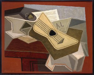 Guitar And Newspaper — Juan Gris
