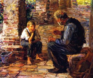 The Story Teller (also Known As Eugene And El Peón [josé Juan Olivares]) — Joseph Kleitsch