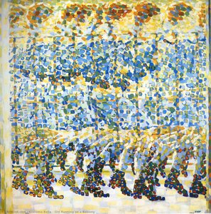 Girl Running On A Balcony — Giacomo Balla