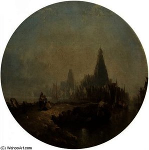 A Misty Morning — Alfred Montague