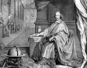 Cardinal Mazarin In His Palace — Robert Nanteuil