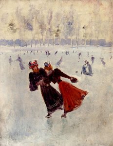 Women Skating — Jean Georges Béraud